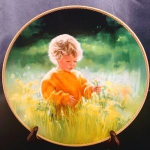 "A Time for Peace" March of Dimes Decor Plate by Donald Zolan 1989